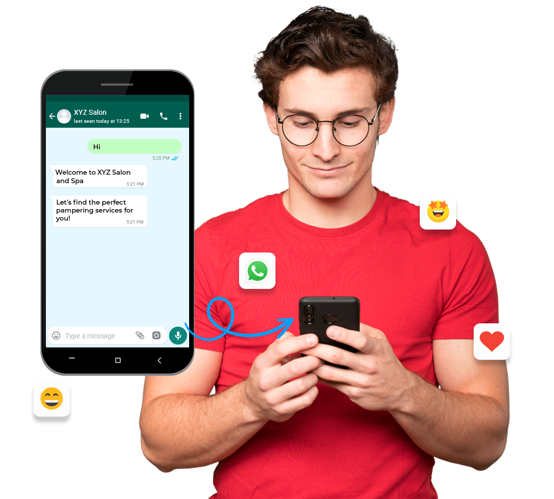 Whatsapp chatbot for Spa and Salon